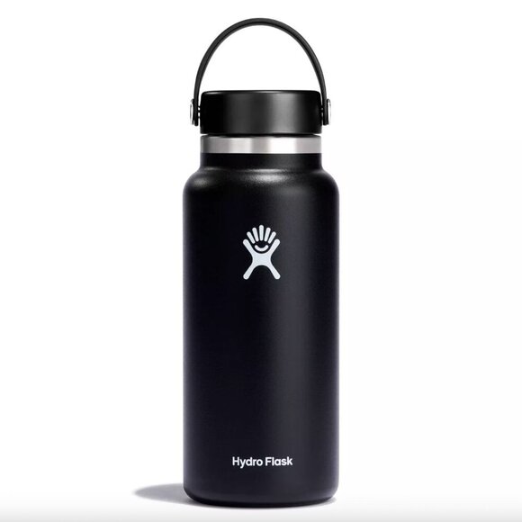 Hydro Flask 32oz Wide Mouth Bottle in Black - Picture 1 of 4